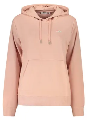 Produktbild von Rosa Damen-Kapuzensweatshirt aus Baumwolle mit Kängurutasche