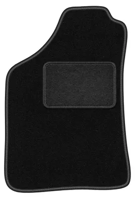 Immagine prodotto di Tappetino guidatore in moquette per Mitsubishi L200 Triton 2001-2006 (pick-up) – 1 pezzo, nero, su misura – Wielganizator LUX