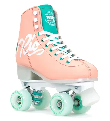 A single roller skate is shown against a white background.