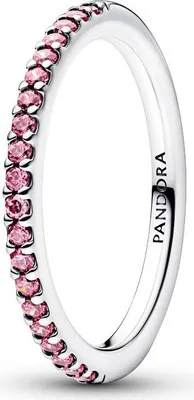 Image de Bague Pandora Pavé rose scintillant Argent 192999C02 Taille 58