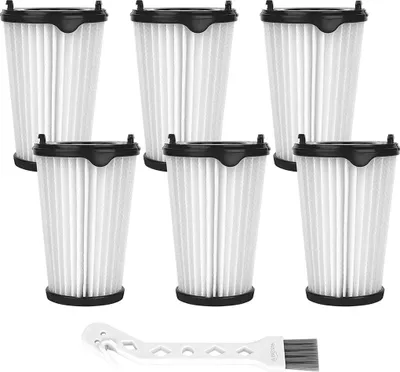 Image de Set de 6 filtres pour l'aspirateur AEG CX7 CX7-2 pour tous les modèles, filtre Hepa de rechange et 1 brosse de nettoyage