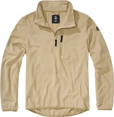 Image de Brandit Fleece Troyer camel, S