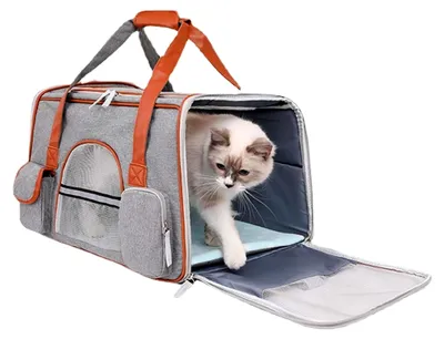 Produktbild von Hundeträger für kleine und mittelgroße Hunde - Faltbare Hundetasche für Katzen und Hunde