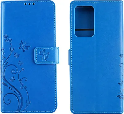 Immagine prodotto di Custodia protettiva per Samsung Galaxy Note 20 Ultra con tasca per carte, modello a libro, blu