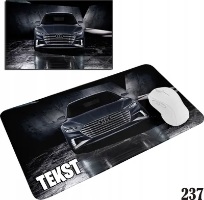 Image de Tapis de souris Tapis de souris selon votre choix de motif - AUDI CARS GRAPHICS 20x24cm