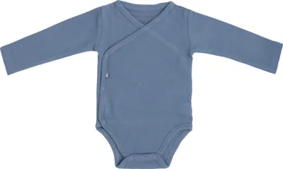 Produktbild von Baby's Only Baby Body langen Ärmeln Pure - Vintage Blue - 62 - 100% Baumwolle