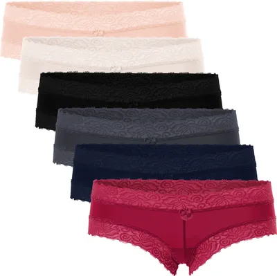 Produktbild von Celodoro Hipster-Höschen für Frauen aus Spitze (6er-Pack) - Alle Farben