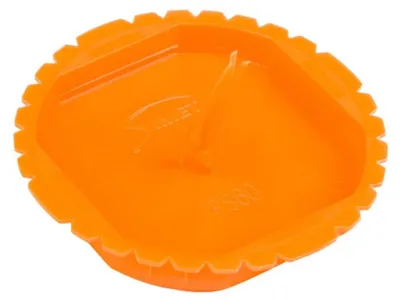 Zdjęcie produktu dla Osłona sygnałowa do puszek podtynkowych, średnica 60 mm, okrągła, pomarańczowa, PS60, numer katalogowy 37083008 /50 sztuk/