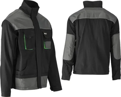 Produktbild von PALEA-Arbeitsjacke, schwarz/grau, Größe L