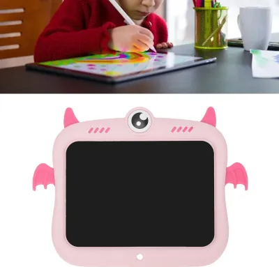 Obrázok produktu pre LCD písací tablet pre deti, farebný displej, tabuľa na kreslenie, elektronický blok na kreslenie, malé deti, cestovanie, vzdelávacie hračky, ružová