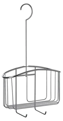 Produktbild von Duschorganizer Duschregal Badregal hängend - Edelstahl - 22,5 x 8,5 x 39 cm - Ohne Bohren - Für Dusche und Bad