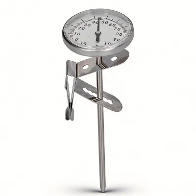 Küchenthermometer aus Edelstahl, 1 Stück, für Kochen und Milch