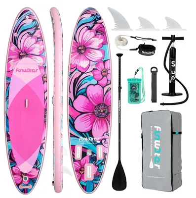 Obrázek produktu pro Nafukovací deska na stand-up paddleboarding, široký design, ideální pro jógu a výlety, SUPFW36B