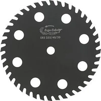 Image de Lame de coupe ergonomique pour débroussailleuse – 40 dents ø : 255 mm x 1,6 mm Alésage : 20 mm