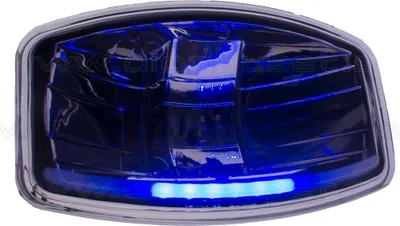 Zdjęcie produktu dla Lampa LED - Ledson - Zamiennik LED Hella - Jumbo 320 - Niebieski - 12V-24V