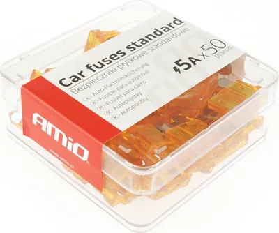 Obrázok produktu pre AMiO Autopoistky štandardné púzdro 50ks 5A