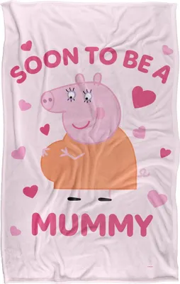 Immagine prodotto di Peppa Pig - Coperta "Soon To Be" TV15190 (Taglia unica) (Bianco)