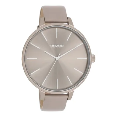 Produktbild von Oozoo Armbanduhr taupe braun Leder Timepieces Damen Analog-Quarzuhr UOC11347