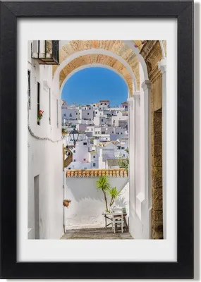 Produktbild von Bild 20x30 MDF-Rahmen, Wandkunst Andalusien Spanien