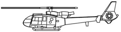 Image de Hélicoptère Gazelle / Échelle 1:350