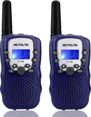 Produktbild von Retevis RT388 Walkie Talkie, Geschenke für Kinder ab 4-12 jahre, 8 Kanäle, sicher, PMR446, VOX, CTCSS, Große Reichweite, für Camping Spielen Party
