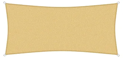 Produktbild von sunprotect 12022 Professional Sonnensegel 6 x 3 m Rechteck wind- & wasserdurchlässig, beige