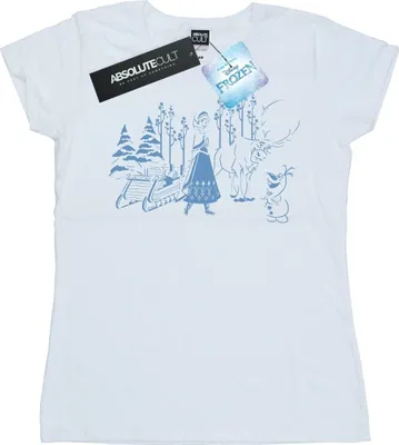 Produktbild von Disney - "Frozen" T-Shirt für Damen BI22041 (XXL) (Weiß)