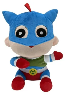 Productafbeelding van Shin Chan Superheld Pluche Knuffel, 40 cm