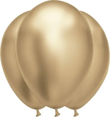 Zdjęcie produktu dla Duże balony lateksowe elegancka dekoracja na imprezę 6 sztuk złote 31-39cm - jeden rozmiar dla wszystkich