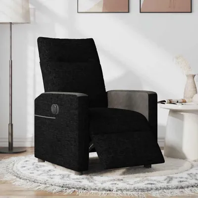 Produktbild von vidaXL Relaxsessel Elektrisch Schwarz Stoff