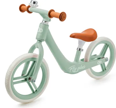 Produktbild von Kinderkraft FLY PLUS - Laufrad - leicht - verstellbarer Sattel - pannensichere Räder - Retro-Design - Magnesiumrahmen - Minze