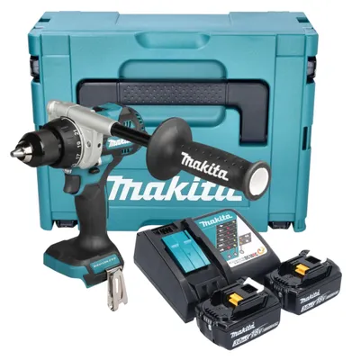 Produktbild von Makita DDF 492 RFJ Akku Bohrschrauber 18 V 141 Nm Brushless + 1x Akku 3,0 Ah + Ladegerät + Makpac