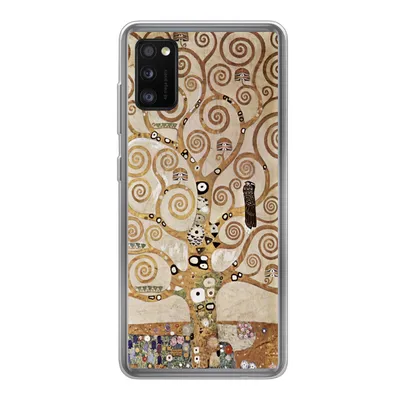 Produktbild von MuchoWow® Handyhülle Schutzhülle Hülle für Samsung Galaxy A41 Der Baum des Lebens - Gustav Klimt Silikon Softcase Handy Hülle - Mobiltelefon