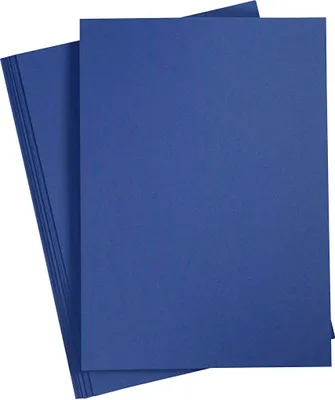 Produktbild von Creativ Company Colored Papp Midnight Blue A4, 20 Blätter