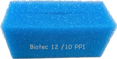 Produktbild von Filterschwamm Biotec 12 -Sreenmatic Filter grob blau passt auch für Oase 21,5 x 10 x 9 cm