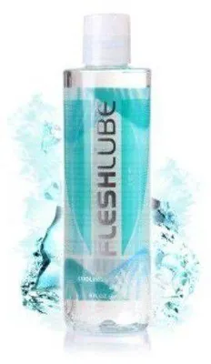 Productafbeelding van Fleshlight Fleshlube Ice, 100 ml, Waterbasis smeermiddel, Seksueel speelgoed, Geschikt voor vaginaal gebruik, Koelend smeermiddel, Fles