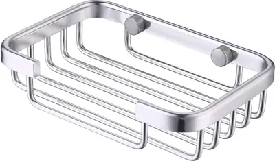Produktbild von Wandmontage Seifenschale Schraube Aluminium Dusche Seifenschale Silber Seifenkiste