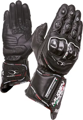 Immagine prodotto di Guanti da moto MUGENRACE Bornew, neri, taglia S