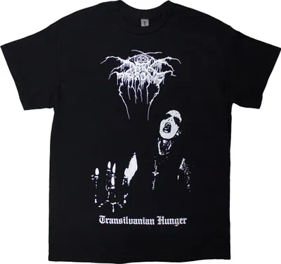 Immagine prodotto di Darkthrone - Maglietta "Transilvanian Hunger" per uomo/donna unisex RO13512 (L) (Nero)