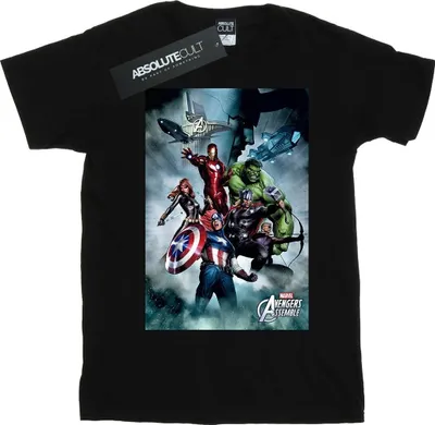 Produktbild von Marvel - "Avengers" T-Shirt für Herren BI49260 (XXL) (Schwarz)