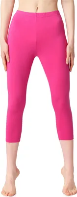 Image de Leggings 3/4 en coton pour femme Bellivalini BLV50-199 (Amaranth, L)