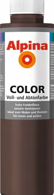 Produktbild von Alpina Color Abtönfarbe choco brown 250 ml