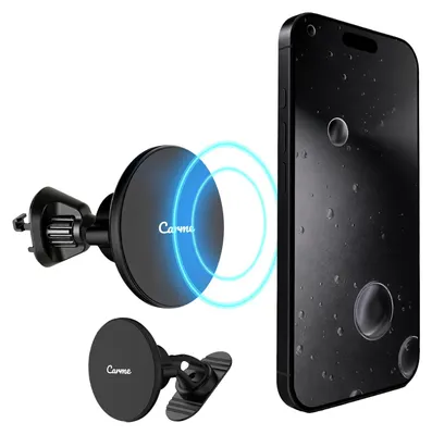 Produktbild von CarMe MagSafe Auto-Handyhalterung - Lüftung & Dashboard - magnetisch - Schwarz