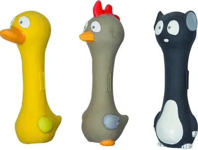 Image de Jouet en vinyle : petits animaux et figurines Flamingo, 19 cm