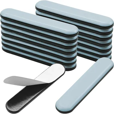 Produktbild von 24 Selbstklebende Teflongleiter - 16x75mm Möbelgleiter für Stühle und schwere Möbel