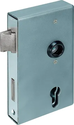 Produktbild von AMF Schlosskasten 140U Ausführung: mit, silber, 8mm; lxbxh: 94,5mm x 40mm x