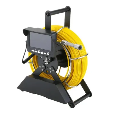 Obrázok produktu pre 4.3 Monitorovacia kamera na kontrolu kanalizačných rúr, priemyselný endoskop na potrubia, 4500 mA, 30 m, 22 mm, bez DVR