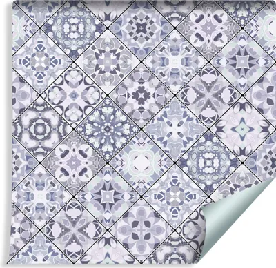 Produktbild von 10m VLIES TAPETE Rolle Klassisch Geometrie Muster Motiv Mosaik XXL