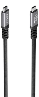 Immagine prodotto di AISENS A107-0989, 4 m, USB-C, USB-C, USB 3.2 Gen 2 (3.1 Gen 2), 10 Gbit/s, Nero