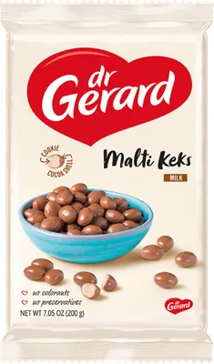 Immagine prodotto di Biscotti Dr Gerard Malti al cioccolato al latte 200 G